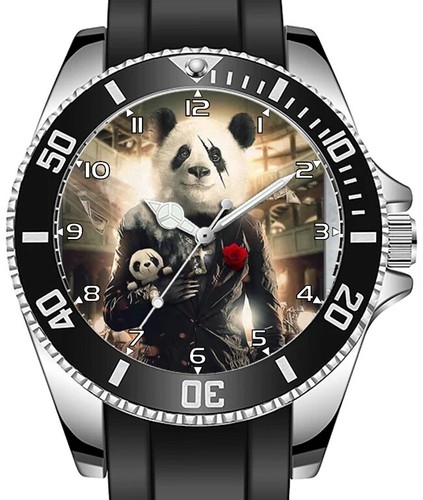 Panda Gangster Divertente Sportivo Unico Stile Orologio da Polso | eBay
