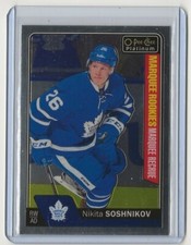 16-17 2016-17 O-Pee-Chee Platinum #189 Nikita Soshnikov Marquee Rookie Toronto