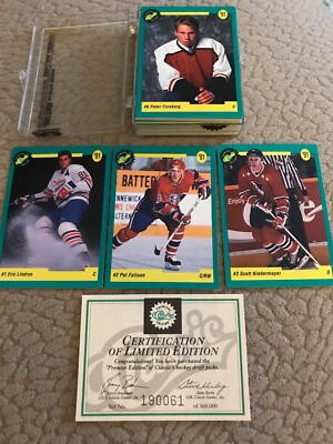 逆輸入 1991 Classic 50 Complete Pick Draft Hockey Edition Premier その他