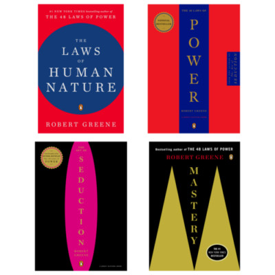 The 48 Laws Of Power+The Laws  Human Nature+Mastery +The Art Of Seduction  4SET