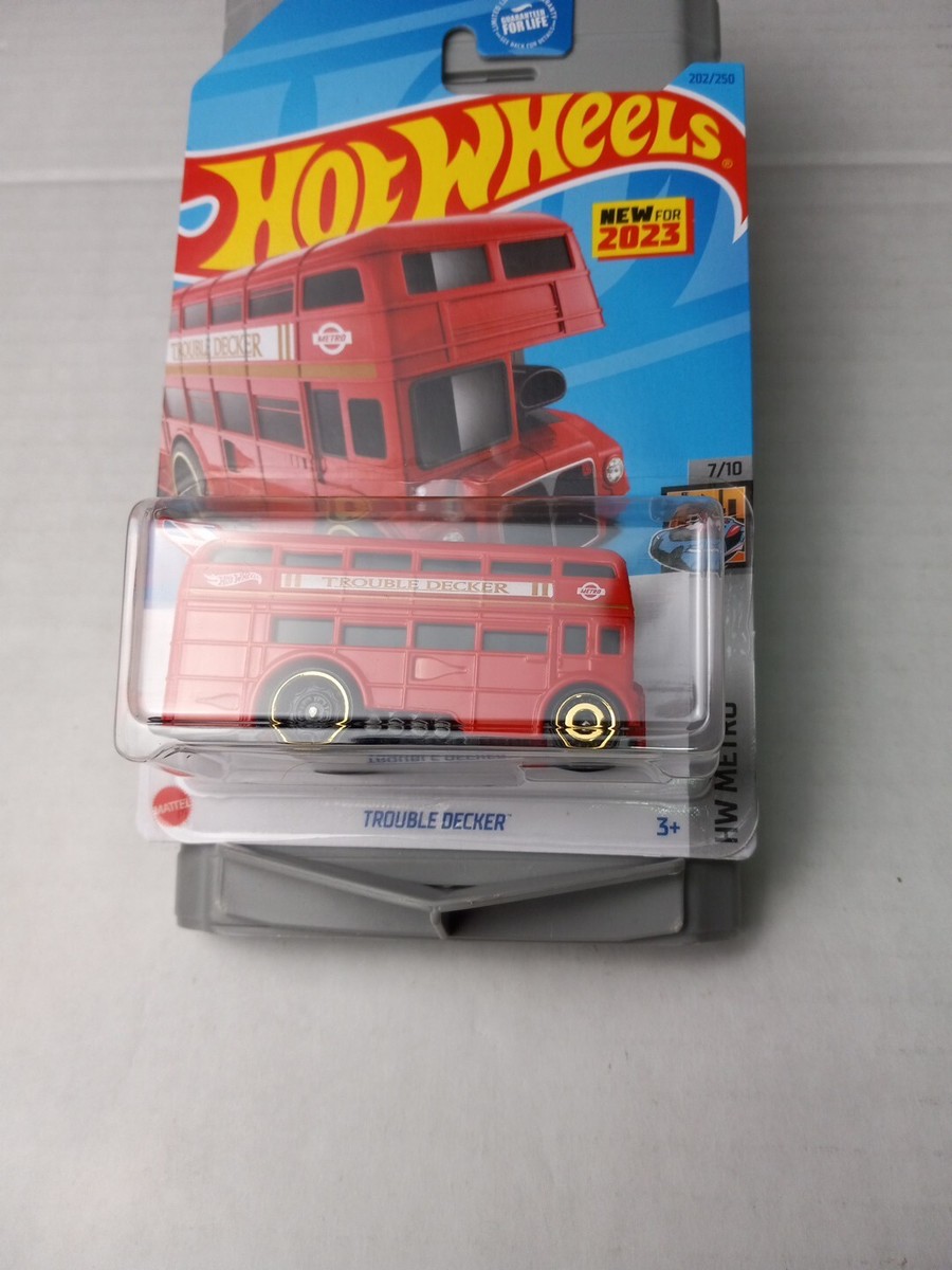 Hot Wheels Trouble Decker HW Metro New For 2023 #7/10 Double