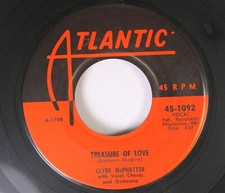 R B 45 Clyde Mcphatter - Treasure Of Love / When You'Re Sincere On Atlantic