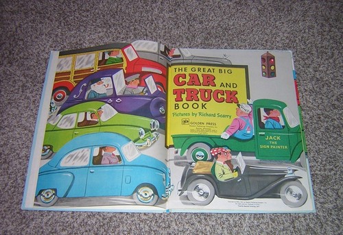 the great big car and truck book pictures by richard scarry