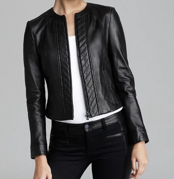 Tory burch leather clearance jacket