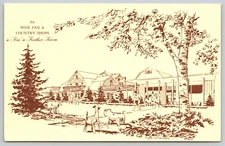 Milk Pail & Country Shops at Fin 'n Feather Farm Dundee IL - Lawn Decor Postcard