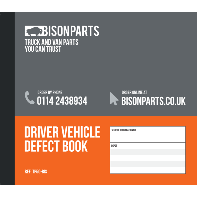 50 PAGE DRIVER DAILY DUPLICATE TACHOGRAPH DEFECT & CHECK BOOK x10 | eBay UK