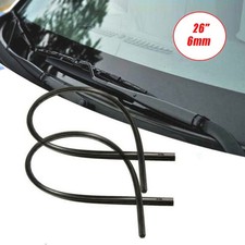 2Pcs Silicone 26" 6mm Car Windshield Frameless Wiper Blade Refill Accessories