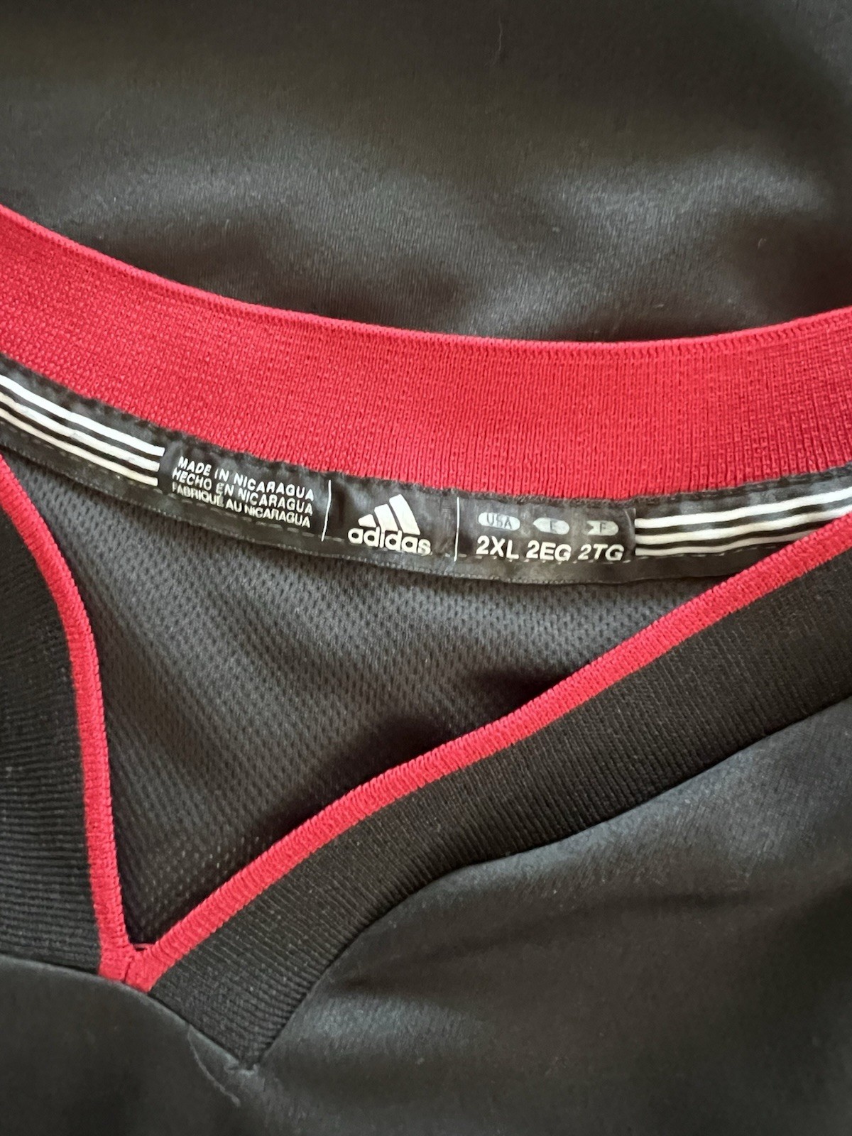 adidas NBA Miami Heat Dwyane Wade #3 Jersey Black Red XXL thumbnail 3