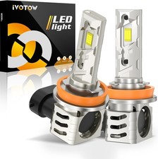 Upgrade H11/H8/H9 LED Headlight Bulbs, 40W Su...
