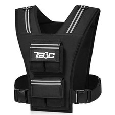 Adjustable Weighted Vest Men and Women 19lbs/ 30lbs/ 40lbs Weights with Refle...