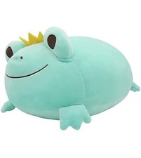Plush Pillow Soft Frog Stuffed Animal Toy Cute Crown Frog Plush Doll Toy 45cm