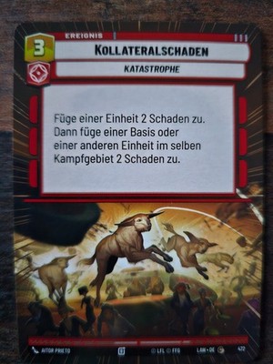 Star Wars Unlimited, Kollateralschaden, LAW-DE 472, Common, hyperspace
