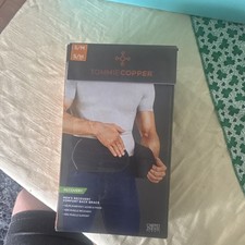 Tommie Copper Recovery Compression Back Brace Men's Black S/M