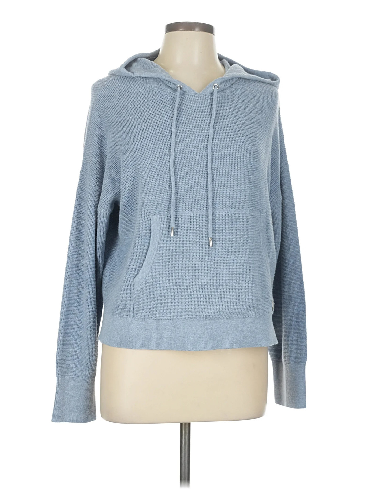 MICHAEL Michael Kors Women Blue Pullover Hoodie L
