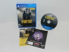 A Way Out Sony PlayStation 4 PS4 Game Complete Tested