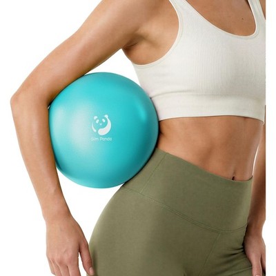 Gymnastikball Klein 23cm Pilates Ball mit Aufblasbarem Strohhalm Balance Yoga