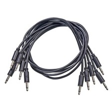 Black Market 40" 3.5mm Patch Cable 5-Pack - Black