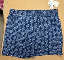 NWT Tommy Bahama Lined Swim Shorts XL Blue Fish AOP Almafi Shores Sardina $99.50