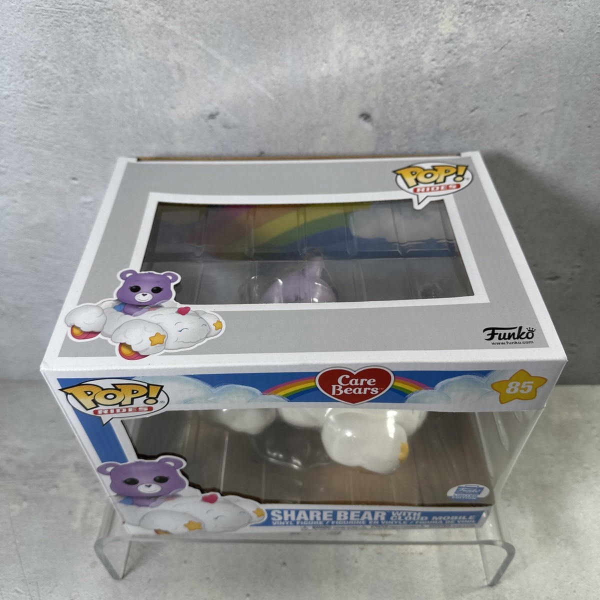 Funko POP! Rides Care Bears Share Bear with Cloud Mobile #85