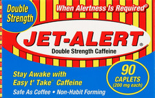 Jet-Alert Double Strength Caffeine 200 Mg Caplets, 90 Ct