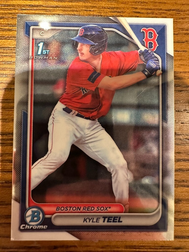 2024 Bowman #BCP-48 Kyle Teel 1st Chrome Prospects