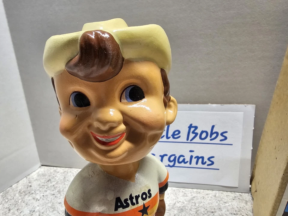 Houston Astros MLB Vintage 1968 Bobblehead Nodder Twins Enterprises With Box - Image 2 of 4