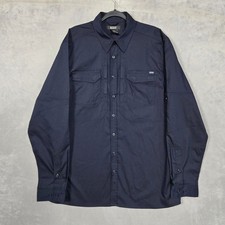 5.11 tactical shirt men's XLT tall ABR pro L/S blue ripstop button up utility