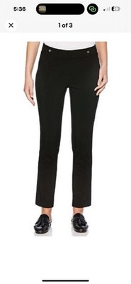 NEW Rafaella Women's Comfort Pull-On Faux Dress Pant Size 8 ~ 59.50 Retail