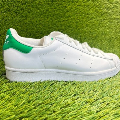 Adidas Superstar Stan Smith Boys Size 7Y White Athletic Leather Shoes Sneakers