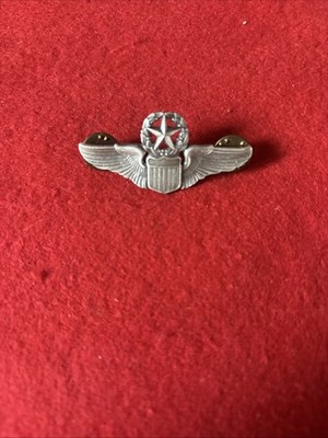 WW2 / VIETNAM US AIR FORCE COMMAND PILOT WINGS BADGE ORIGINAL OFF UNIFORM 5 CM