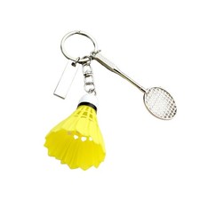 Badminton Racket Keyring Unique Sports Keychain Bag Accessories for Daily Use