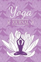 Yoga Notizbuch 6X9 Zoll 118 Seiten Lotusblume, Tagebuch, Schreibblock