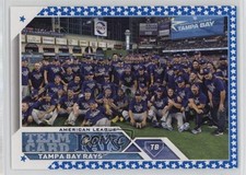 2023 Topps Complete Set Fanatics Exclusive Blue Star /299 Tampa Bay Rays 0c4