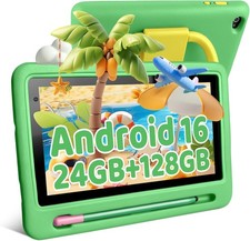 7 inch Android 16 Tablet 24 3 21 GB RAM 128GB ROM WiFi 6/BT 5.3 Widevine L1 HD