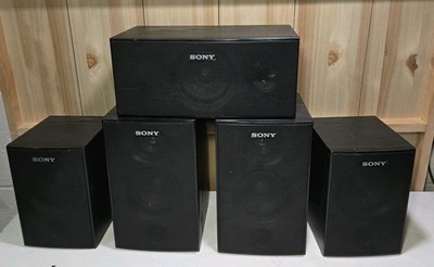 Sony 5.0 Surround Speaker Set SS-MSP7000 SS-SRP7000 SS-CNP900 Lot