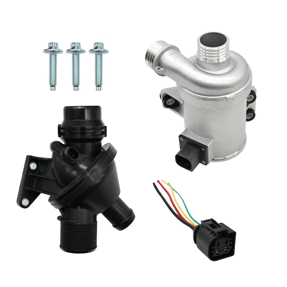 11517604027 Electric Water Pump w/ Thermostat for BMW 228i 328i 428i 528i X1 X3 - Image 3 of 4