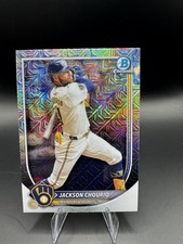 Jackson Chourio 2025 Bowman Chrome Mega Box Mojo Refractor