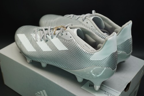 Botas Adidas Rugby Adizero RS7 SG GX5390 Tachuelas Cambiables Unisex Plateadas Blancas - Imagen 6 de 13