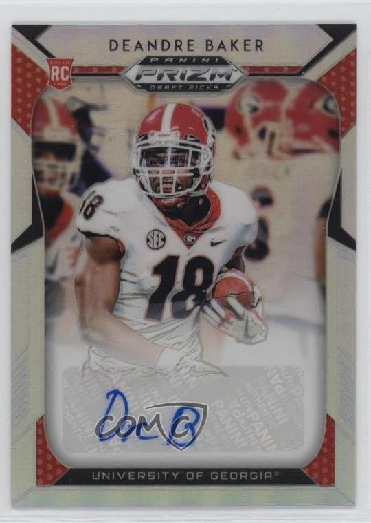 2019 Panini Prizm Draft Picks Silver Deandre Baker #152 Rookie Auto RC 4f5