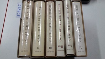 Geschichte der Kirche. 5 Bde. in 6 (so komplett). Einsiedeln/Benziger: