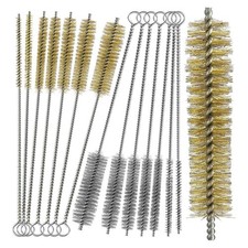 14pcs Brass Wire Brush Stainless Steel Wire Brushes Bottle Brush Set, 12"5504