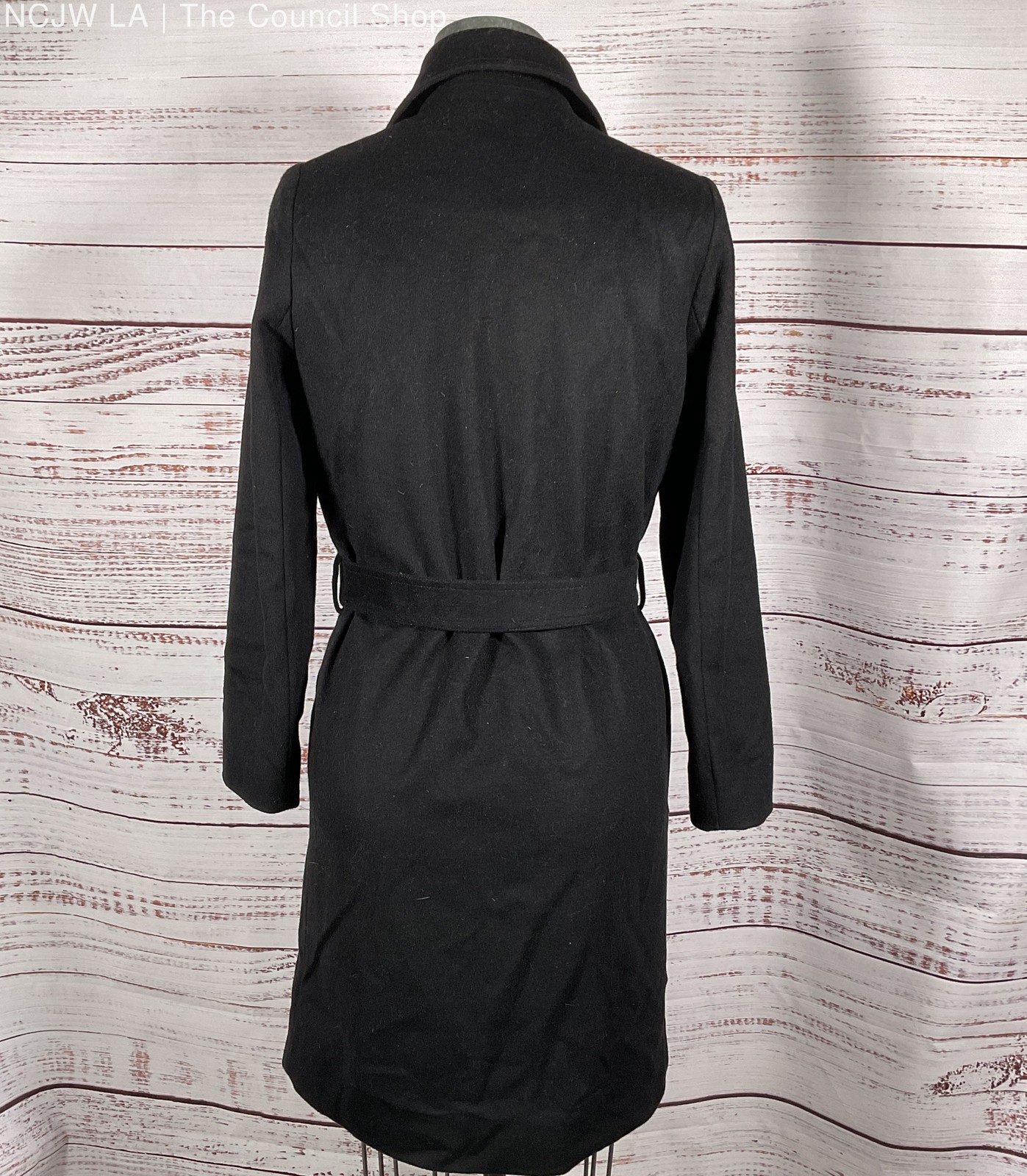 Everlane Side Button Wool Blend Jacket Black S - image 2