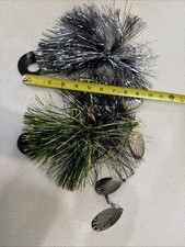 Lot Of 2 - 10” Muskie Pike Spinning 2.8 Oz Bucktail Lures