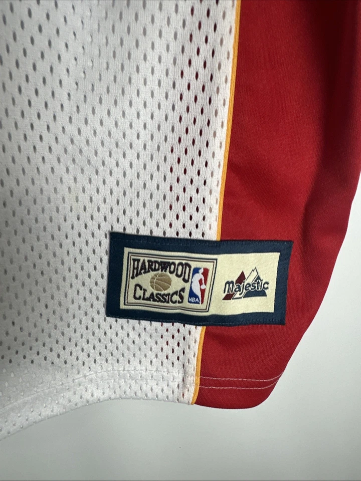 Camiseta deportiva cosida clásica de madera dura majestuosa de los Houston Rockets NBA adulto XL Foto 3 de 4