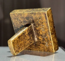 2.12" Old Chinese Copper Copper handle button in the second year of Da'an Seals