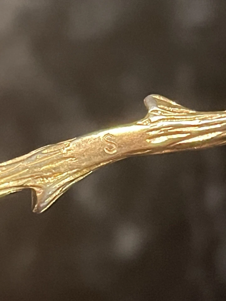 BRAZALETE BRAZALETE RAMITA LIA SOPHIA TONO DORADO 8” Joyería de Moda Única Foto 3 de 4