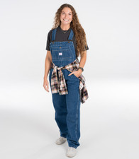 Denim Bib Overalls for Women