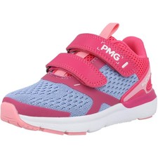 Primigi PNR Pink Mesh Trainers Kids Sporty Hook-and-Loop Easy Fit Shoes