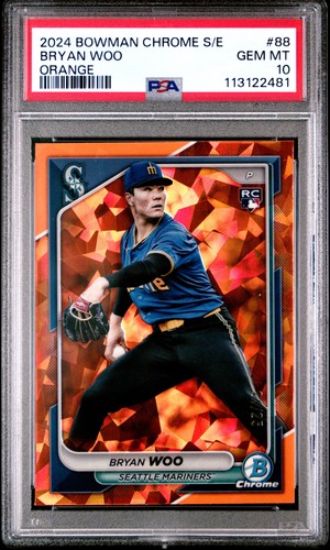 2024 Bryan Woo [Orange Sapphire] #88