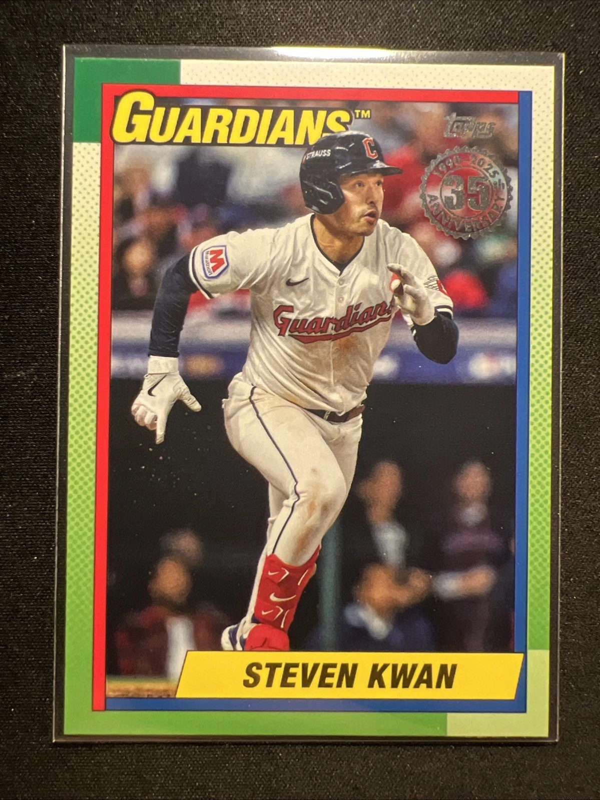 2025 Topps: Series 2- 1990 Topps/35th #90B2-9 Steven Kwan/Guardians/OF ⚾🐷💥